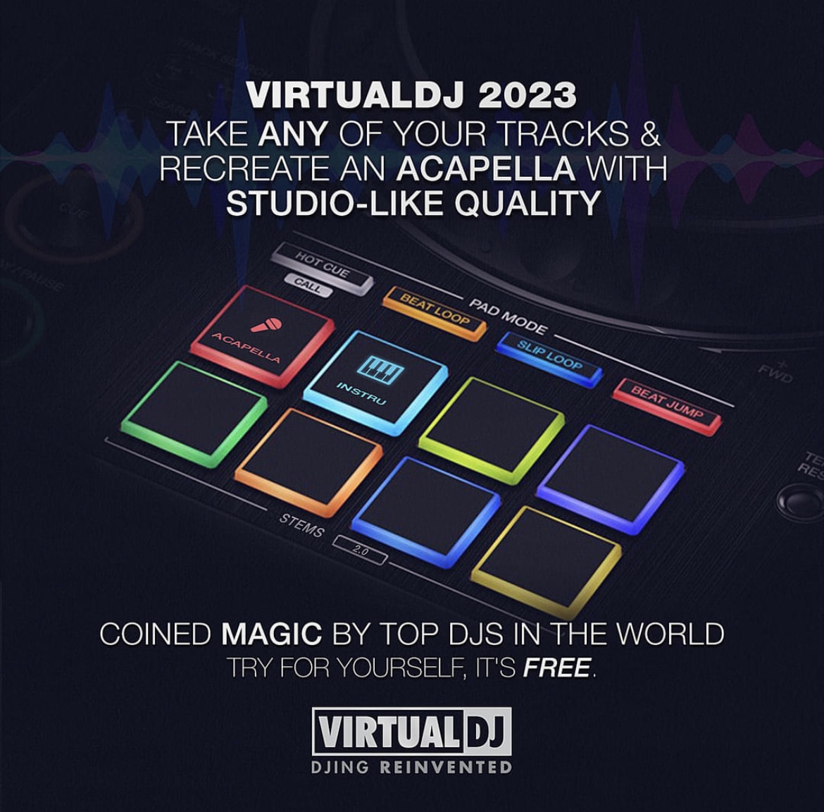 NUEVO MOTOR STEMS 2.0 EN VIRTUAL DJ Profesionaldj.es