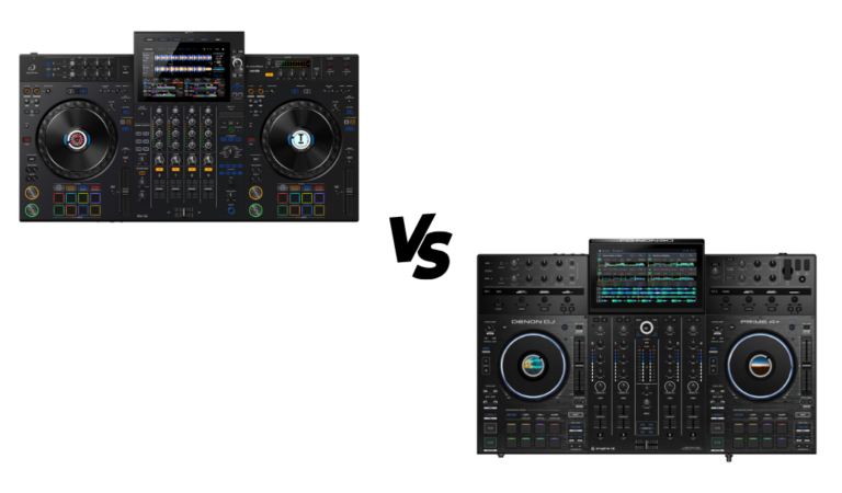 Denon DJ PRIME 4+ vs Alphatheta XDJ-AZ: ¿Cuál es el mejor controlador DJ All in One?